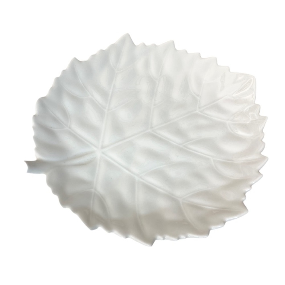 KAISER German White Porcelain Leaf Plate Dish